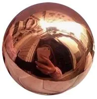 Полый шар из меди ø 100мм. (517618) сертификат - сфера арт-объект 100 мм. пустотелая  в Ставрополе