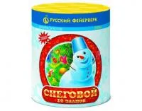Батарея салютов Снеговой Р7212 купить от производителя Русский Фейерверк — Ставрополь