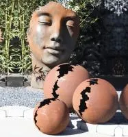 Кортен 3 шара — парк декор (518952) ∅ 950 750 450 мм. Ставрополь