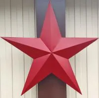 Красная звезда декор на стену в Ставрополе (518432)
