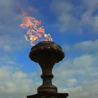 Газовая горелка апс (газ-контроль) (1629) сертификат - автомат вечный огонь ø 154 мм. ветроустойчивая  в Ставрополе