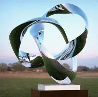 Кольца из нержавеющей стали скульптура (518288) производство арт-объект  в Ставрополе