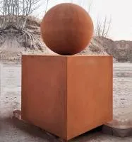 Шар — стальной куб кортен (518929) ∅ 500 мм. Ставрополь