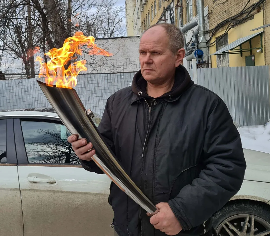 Факелы газовые для эстафеты Олимпийского огня в Ставрополе