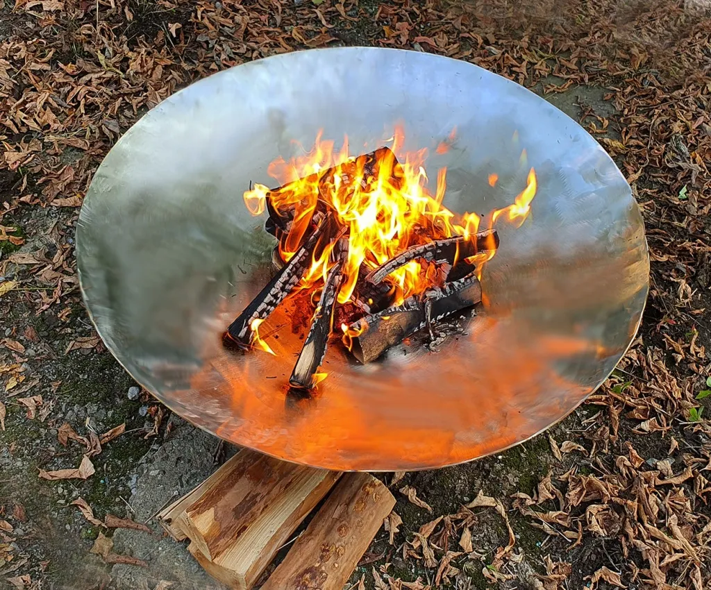 Чаша для костра из нержавеющей стали - диаметр 1 метр, толщина стенки 5 мм. на заказ в Ставрополе 